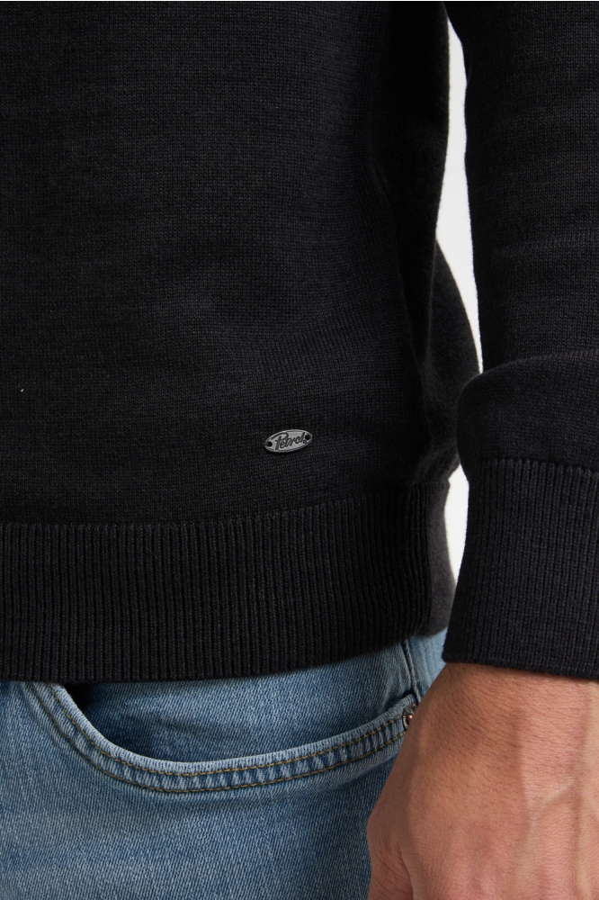 FIJNGEBREIDE COLTRUI EAGLE M ROS KWC260 9111 DEEP BLACK